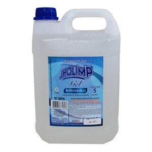 Álcool gel 70% Jholimp 5 litros Jholimp