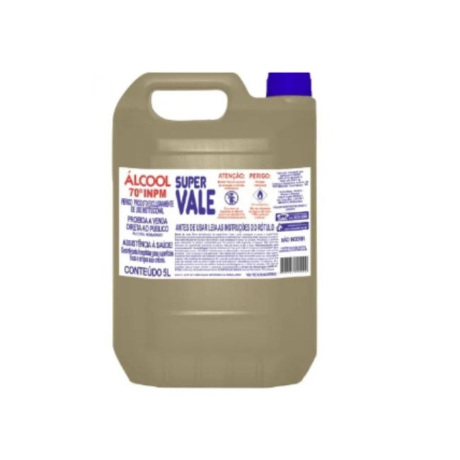 Álcool Liquido 70% 5 Litros  Super Vale