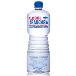 Álcool líquido 92,8% 1 litro Araucária