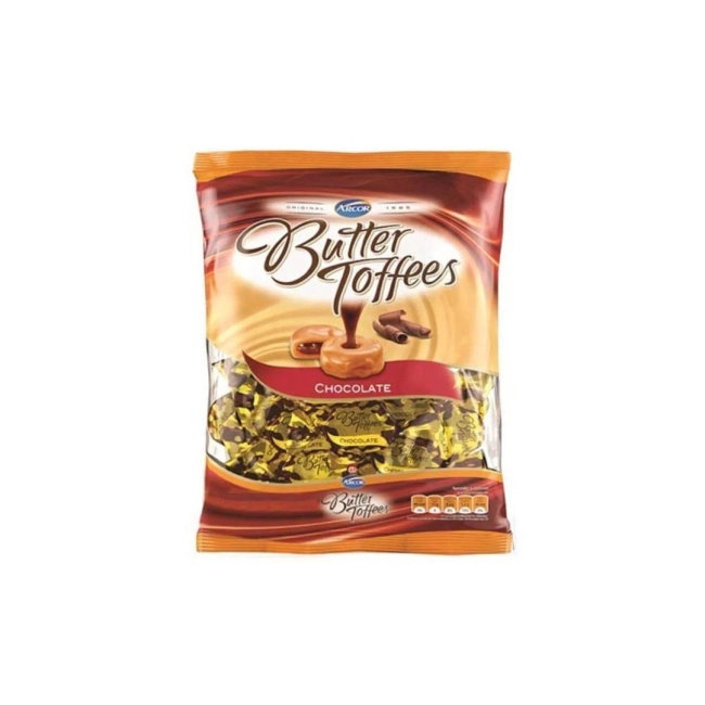 Bala Butter Toffe 500 Gramas Chocolate Arcor