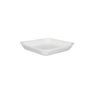 Bandeja de Isopor Rasa 01 15x15 Branca Funda Com 400 B1