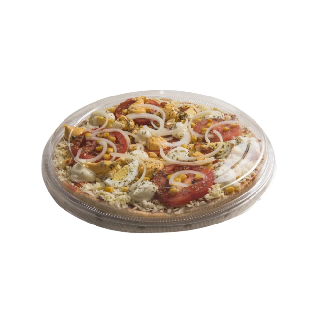 Bandeja de Pet G-60 Rasa Pizza com 5 Unidades Galvanotek