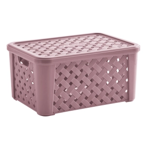 Caixa organizadora Paramount rattan rose