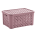 Caixa organizadora Paramount rattan rose