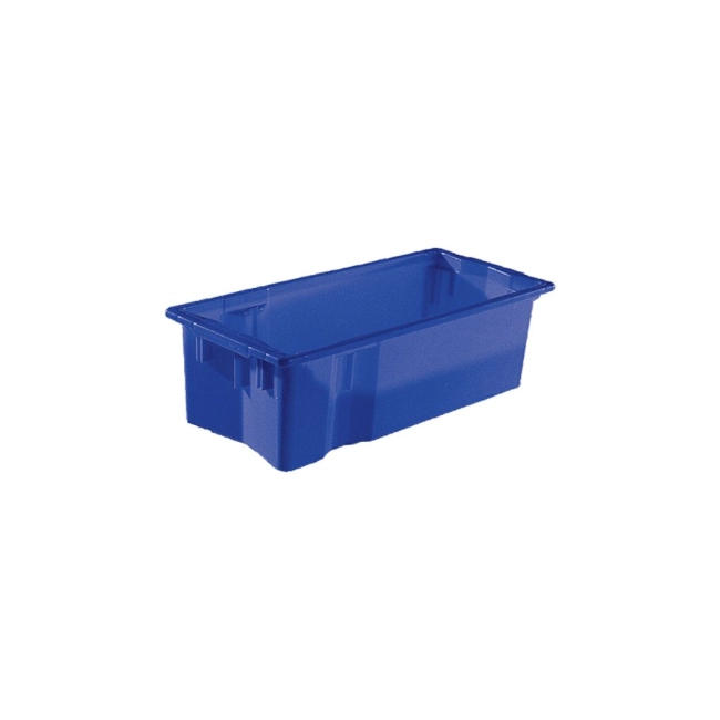 Caixa plástica leite RP-16 Ralf Plastic azul