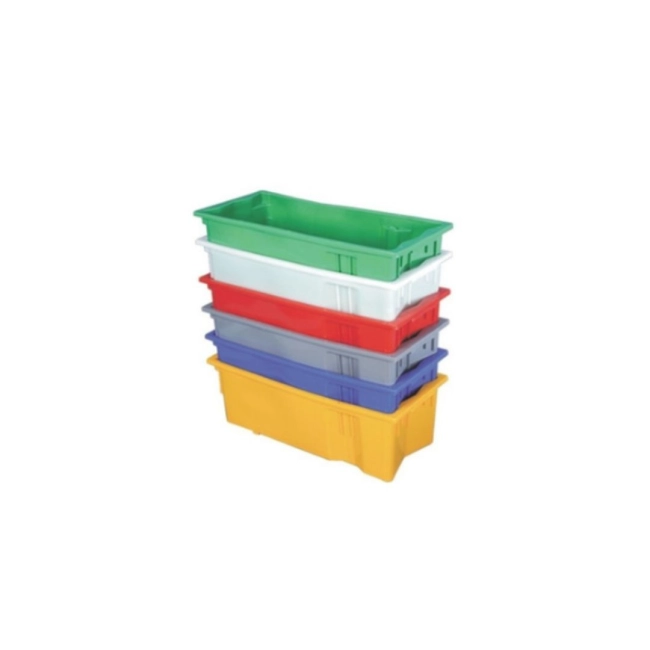 Caixa plástica leite RP-16 verde Ralf Plastic