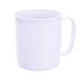 Caneca de plástico branco 400ml UZ