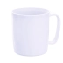 Caneca de plástico branco 400ml UZ