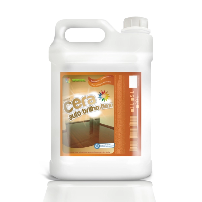 Cera auto brilho flex 5 litros Sevengel