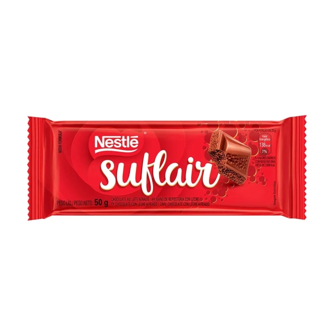 Chocolate suflair ao leite 50gr Nestle