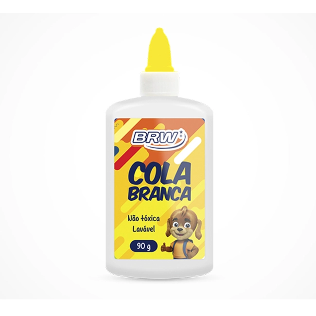 Cola branca escolar 40 gramas BRW