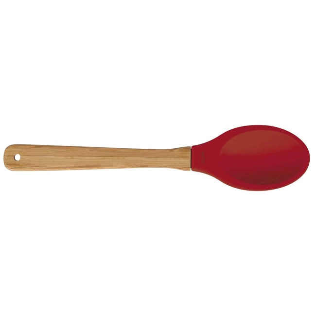 Colher Mor de Silicone e Bamboo 