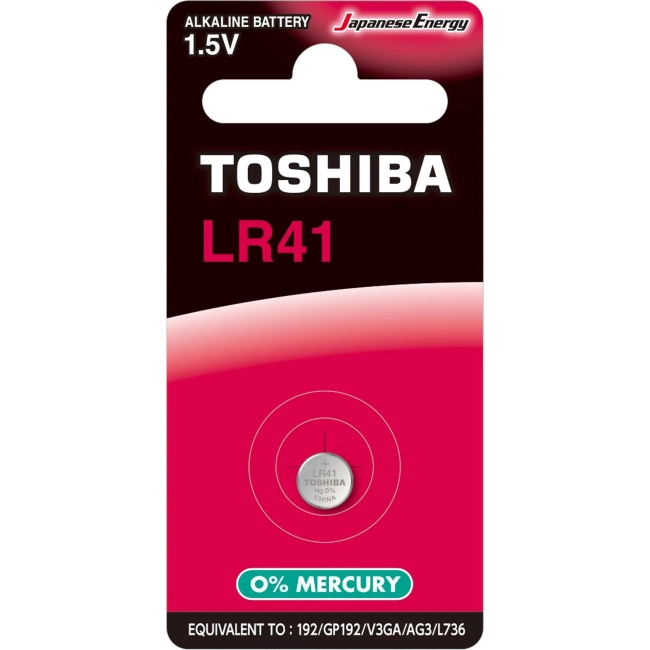 Compre bateria 01,5V alcalina lr41Toshiba