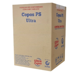 Copo 150 ml pp transparente caixa com 2500 unidades Ultratherm