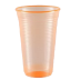 Copo 250ml PS Pacote Com 50 Unidades Neon Copaza 