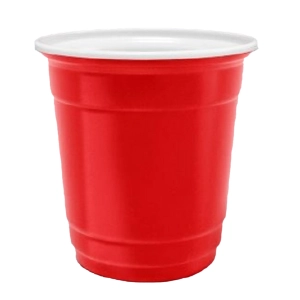 Copo 440ml Ps Vermelho Pacote Com 25 Unidades Us Cup Copaza 