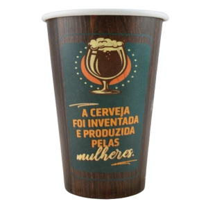 Copo de Papel Com Tema Mestre Cervejeiro 180ml Com 8 Unidades Regina 