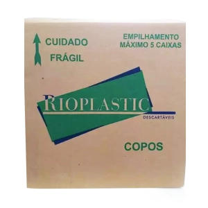 Copo Descartável Transparente Liso de Polipropileno 770 ml Pacote Com 25 Unidades Rio Plastic