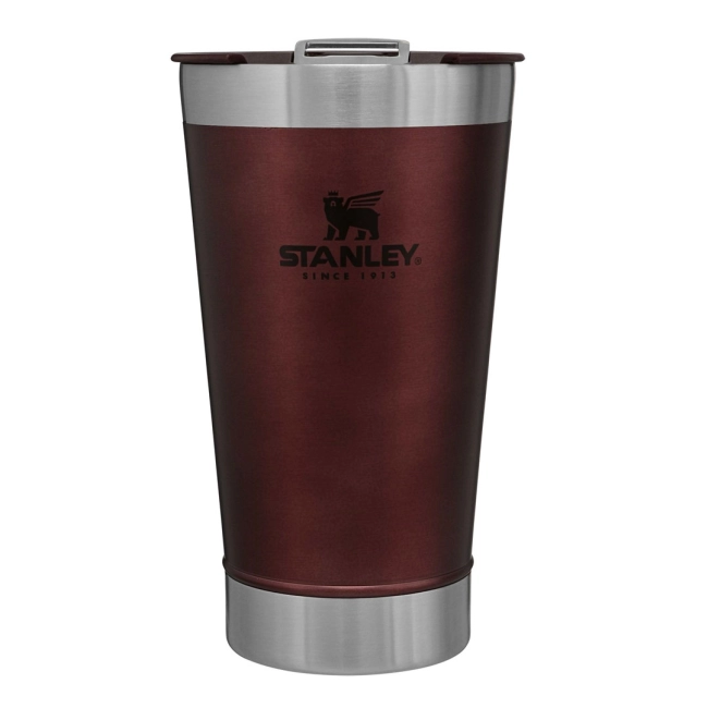 Copo térmico vermelho 473ml com tampa Stanley