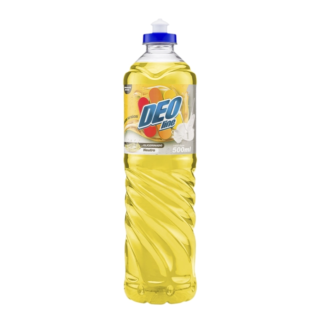 Detergente neutro Deoline 500ml amarelo