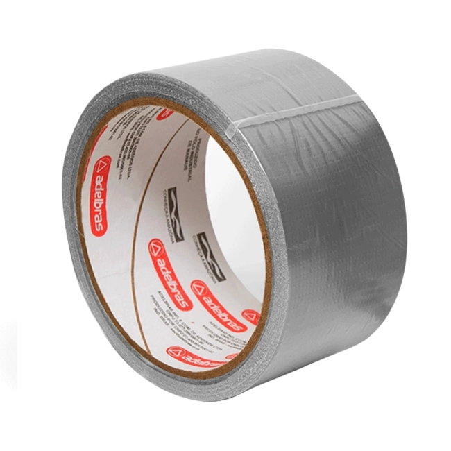 Fita Adesiva Silver Tape 48 Por 10 Metros Prata Adelbras 