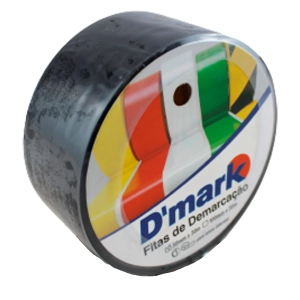 Fita Demarc Solo Preto 48mmX30mt Kapazi