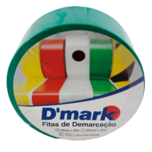 Fita demarcação solo verde 48mm x 30mts