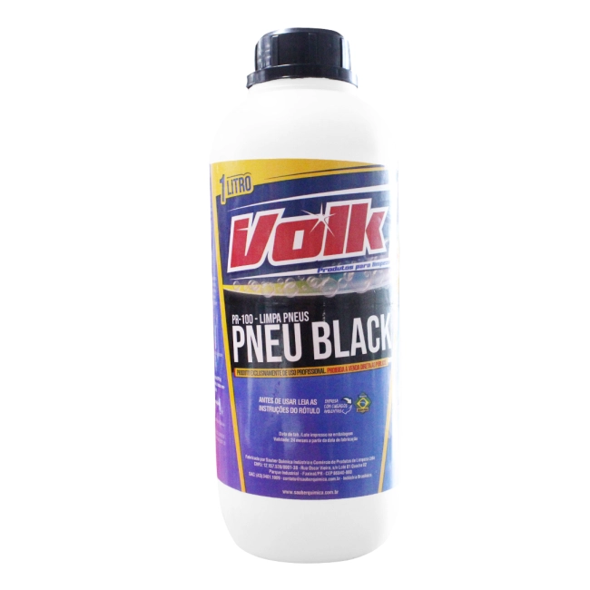 Limpa pneu 1 litros pneu black PR100 volk Sauber