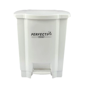 Lixeira 35 litros branca com pedal Perfect