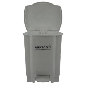 Lixeira 35 litros cinza com pedal  Perfect