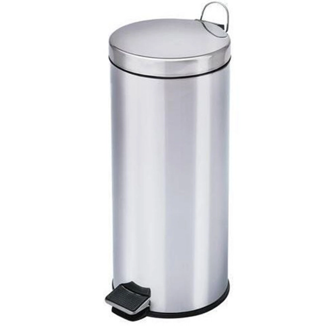 Lixeira de inox com pedal e balde 30 Litros Brinox 3040/205 Brinox 