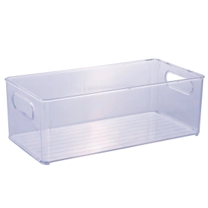 Organizador multiuso 15x30cm cristal Plasutil