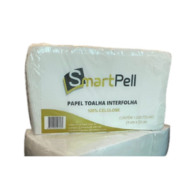 Papel Toalha 2D 23x21 100% Celulose Pacote 500 Gramas Smartpel Amarelo