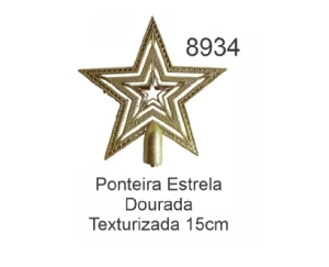 Ponteira estrela 15 centímetros Prodac 