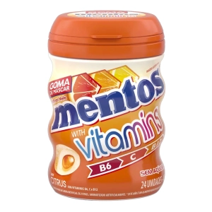 Pote fresh citrus vitamina com 48g Mentos