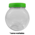 Pote Pet 1300ml G-1020 com tampa branca baleiro Galvanotek 