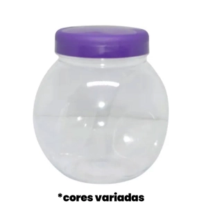 Pote Pet 1300ml G-1020 com tampa branca baleiro Galvanotek 