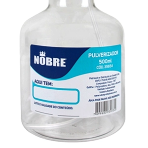 Pulverizador 500ml transparente com gatilho Nobre 