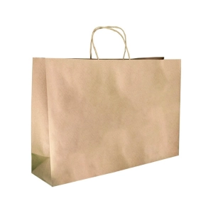 Sacola Kraft com Alça Cordão 40 por 13,5 por 31cm N117 Zagarollo