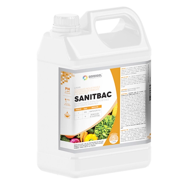 Sanitizante 5 litros sanitibac Sevengel