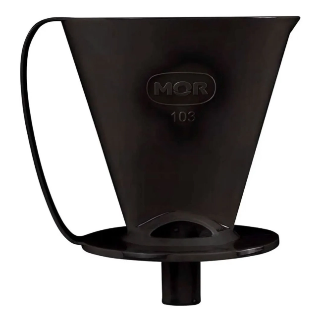 Suporte para coador de café preto Mor 