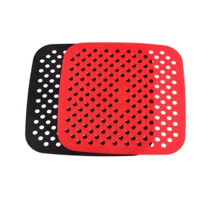 Tapete de Silicone para Air Fryer Quadrado 18cm Cores Class Home