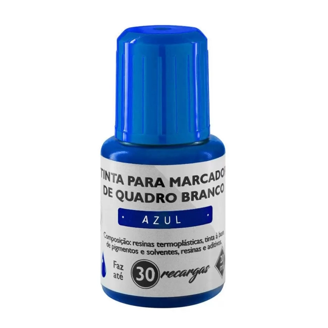 Tinta para marcador permanente BRW 20ml azul