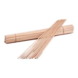 Vareta para algodão-doce Natural de bambu 40cm pacote com 100 unidades caixa 50 pacotes